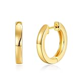 Philip Jones 18k Gold Plated Hoop Earrings