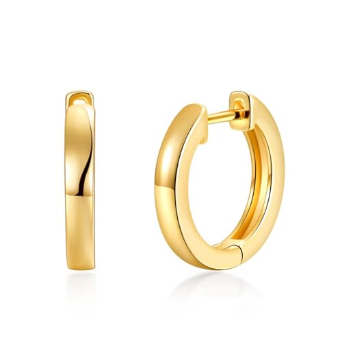Philip Jones 18k Gold Plated Hoop Earrings