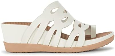 Baretraps DEMETRA Women's Sandals & Flip Flops Cream Size 8 M (BT29588) | Image 1