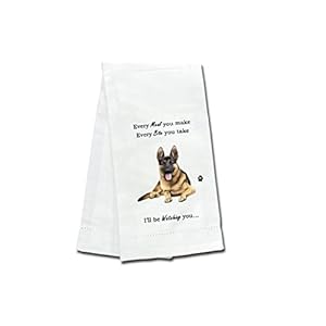 German Shepherd Kitchen Towel – Soft Highly Absorbent – German Shepherd Gifts – Dish Towels for Washing Dishes – Tea Towels – Reusable – Quick Drying – 100% Natural Cotton – Towels For Pet Lovers