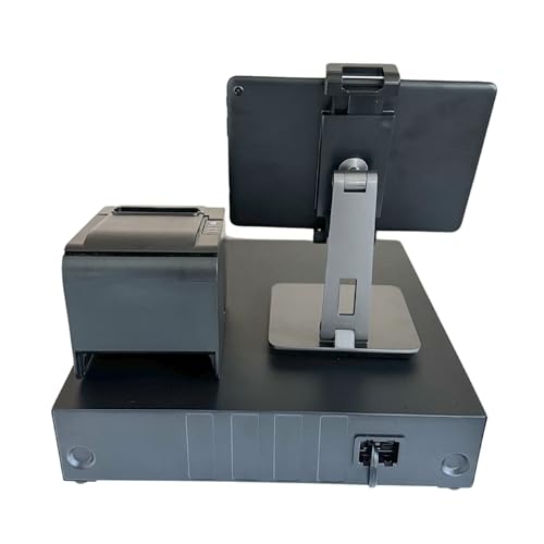 Image of System for 10-inch Amazon Fire Tablet Complete Cash Register with Receipt Printer, Cash Drawer, and Stand for Small Business, Retail, Restaurant, Salon