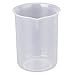 ZSMLB Gobelets mesurer Plastique réutilisables, béchers gradués Laboratoire, cruches qualité supérieure, durables