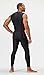 DEVOPS 3 Pack Men's Athletic Compression Shirts Sleeveless (Medium, Black/Black/Black)