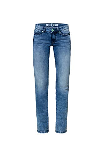 Preisvergleich Produktbild SOCCX Damen Jeans RO:My mit Bleaching-Effekten
