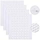 JANYUN 280 Stück doppelseitige Klebepunkt-Aufkleber, entfernbar, rund, transparent, keine Spuren, klebrig, wasserfest, kleine Aufkleber für Festival-Dekoration (6 mm)
