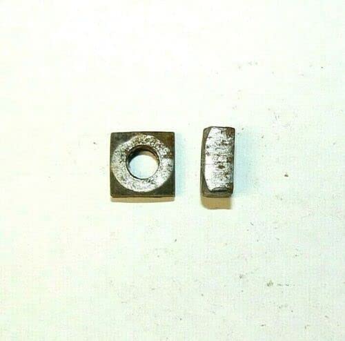 5/16"-18 Square Nuts (Semi-Finished) - Plain Finish - Lot of 100 Pcs. (Rusty) HQ