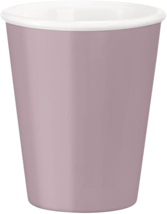 Bormioli Rocco Caffeino Cup, Opal Glass (No Handle), Set of 12, 3.25 oz, Violet 3.25 oz. Violet