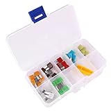 ACBungji Auto Car Micro II 2 Blade Fuse 5A 7.5A 10A 15A 20A 25A 30A Assortment ATO ATC 35 Pieces for SUV Truck RV