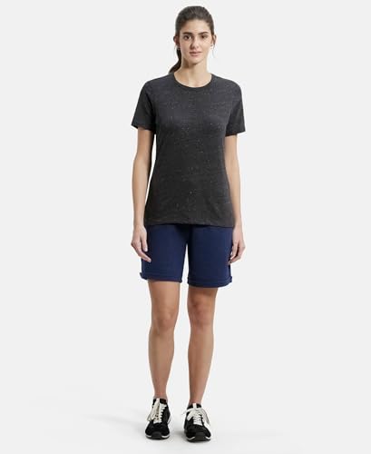 Image of Jockey AW23 Women's Super Combed Cotton Rich Regular Fit Shorts with Side Pockets