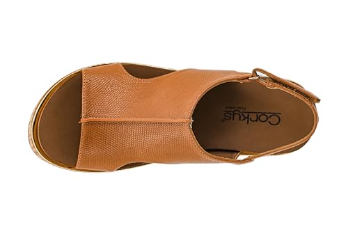 Image of Corkys Footwear Womens Carley Wedges, Featuring Corkys EVA Foam Cushioned Insoles, A 2.5 Inch Heel, Lightweight For All Day Wear, And Hook And Loop Closure