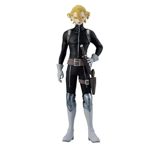 Banpresto DR. STONE - STANLEY SNYDER - Figura Estatua de colección serie FIGURE of STONE WORLD - Altura 16 cm - Color Negro