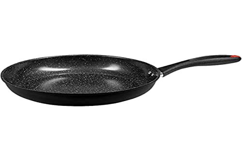 Casa Collection Di.Mo Sartén de acero al carbono, 26 cm de diámetro, color negro