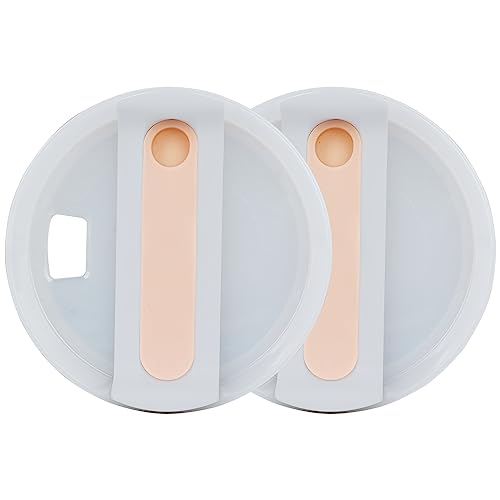 2Packs Tumbler Lid Fit for Stanley 40 oz Quencher H2.0 FlowState Cup, Replacement Straw & Sip 2-IN-1 Lid Accessories for Stanley 40 oz Adventure Quencher Tumbler, Spill Proof and Dishwasher Safe