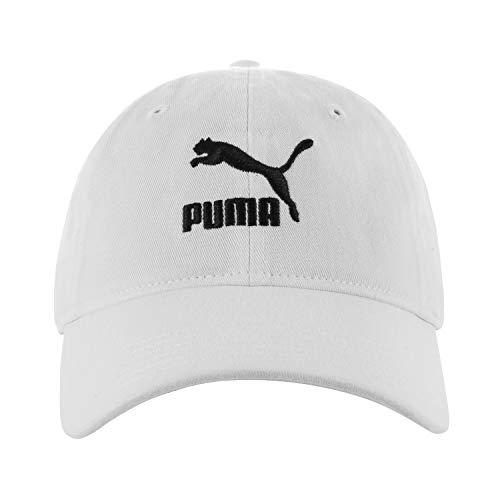 PUMA Archive Adjustable Strap Dad Baseball Cap Hat (White)