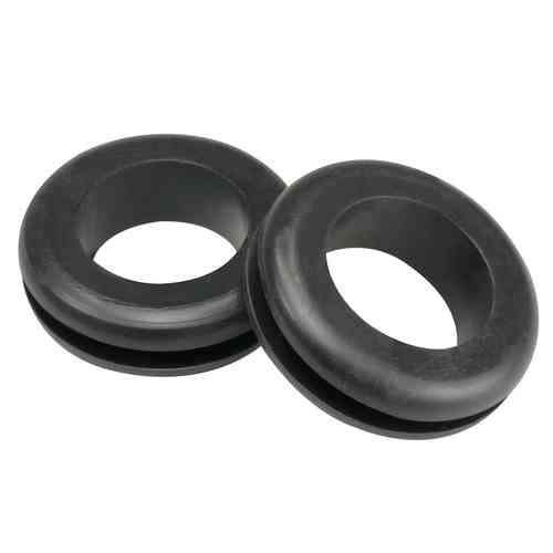Essentra, 498105, Open Hole Grommet EPDM 11.0 mm ID 20.0 mm OD 8.0 mm Thick 15.0 mm Hole Dia (250 Item/s)