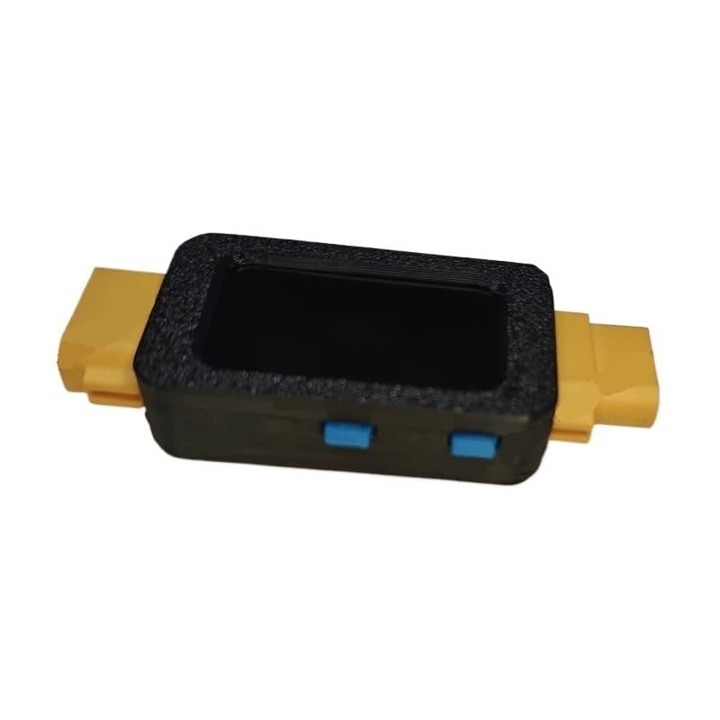Contatore Energia XT60 Bidirezionale Schermo 1,47 | tensione misurabile max 36V/70V,per monitoraggio energia aereo(Max voltage 36V)