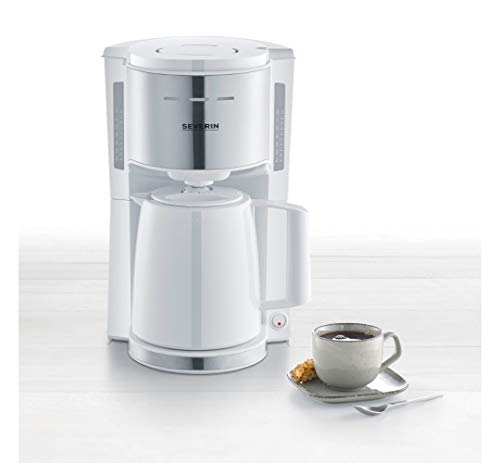 SEVERIN Filterkaffeemaschine mit Thermokanne, Kaffeemaschine für bis zu 8 Tassen, ansprechende Filtermaschine mit…