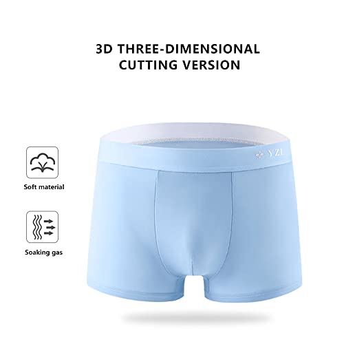 Men's Boxer Briefs bulge Enhancing ice silk Underwear Quick Dry Breathable Pouch Oversized 7xl Underpants2