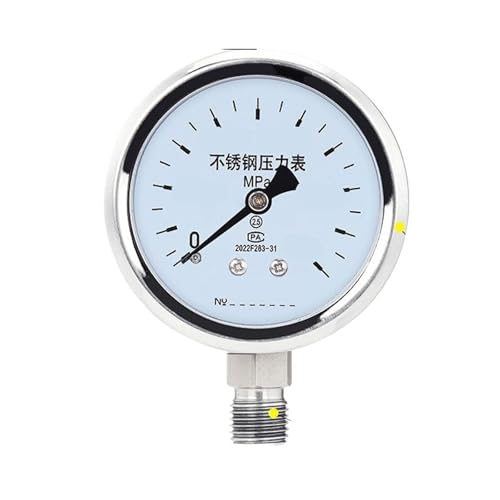 Manomètre en acier inoxydable Y-60BF avec cadran de 60mm et mesure de pression 0-0.16MPA 1.6kg