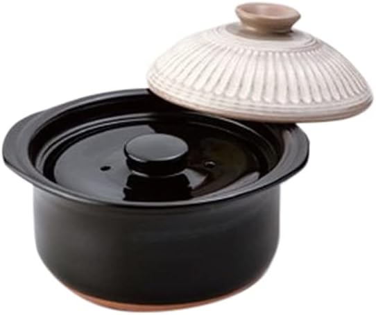 Set of 3, Rice Pot, Rice Pot, Ginpo Chrysanthemum Pollen Rice Pot 2 Cooker (with inner lid) [8.5 x 7.6 x 5.9 inches (21.5 x 19.3 x 15 cm) / 4.1 inches (10.3 cm)] Direct Fire [Restaurants, Inns,