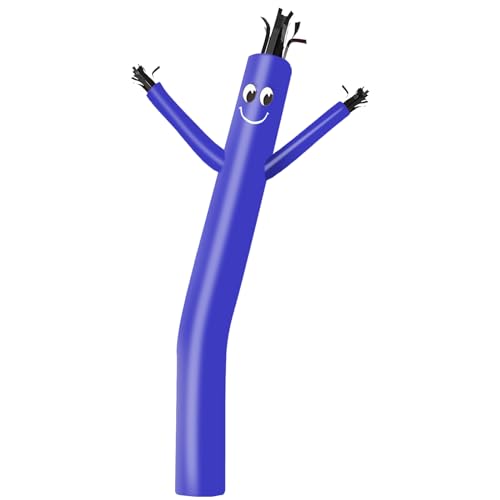 Image of MOUNTO 10ft Inflatable Dancers Tube Man Attachment - 10 Feet 12inch Tall Wacky Waving Inflatable Dancing Tube Guy, High Durability Rip-Stop Nylon (Blower Not Included) (Blue)