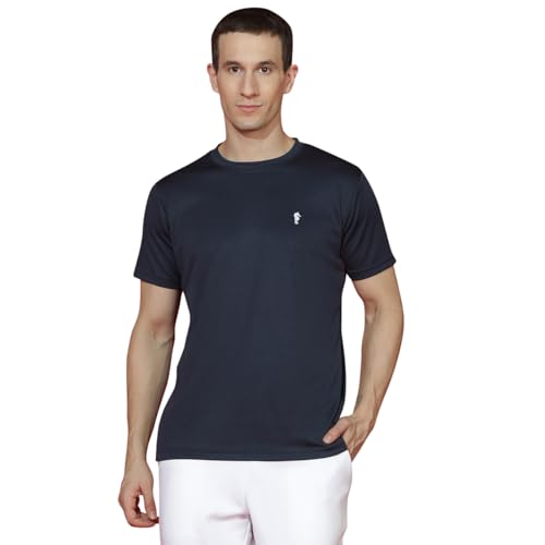 Image of EPPE Men's Round Collar T-Shirt | Regular & Dry Fit Summer Stylish Casual Tee | Polyester Half Sleeve T-Shirts for Men.
