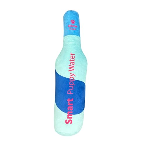 Juguete para perros Glow Pups con chirriador, azul, grande