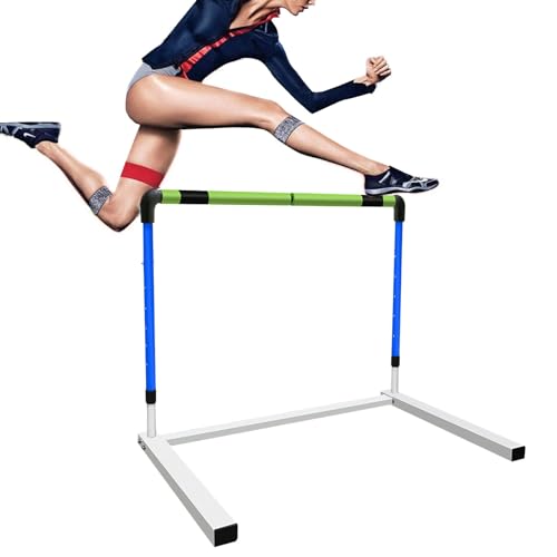 DRemdo Foam & Metal Practice Hurdles for Track and Field,for Adult Athletes, Adjustable Height 30-42in Agility Hurdles,Hurdles Training Equipment for Athletes,Easy to Install(4pcs)