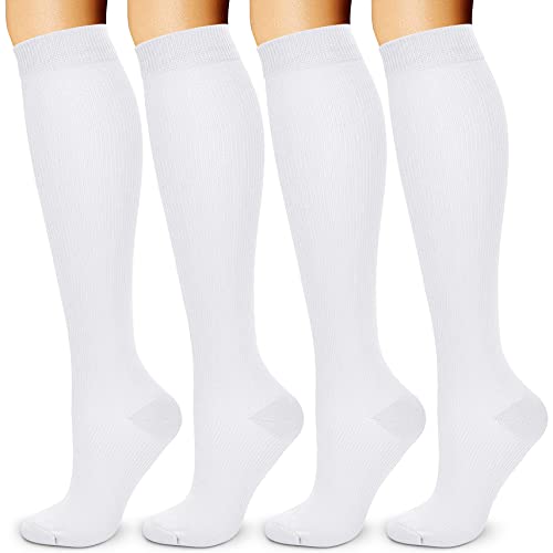 Image of Acture Compression Socks for Women & Men 15-20 mmHg, Best Medical, Nursing, for Running, Athletic, Varicose Veins, Travel