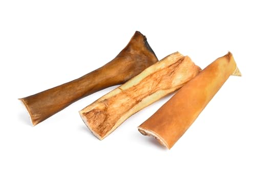 Kaureks Natur Hundeleckerlies, Rinderkopfhaut 1000g ca. 15 cm, Kopfhaut für Hunde, wie Schweineohren