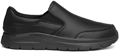 Skechers Men's Flex Advantage SR Slip On Trainers, Black Black Blk, 10 | Image 1