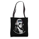 George Washington Sunglass Bandana Funny Fourth July America Tote Bag