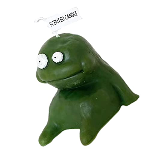 Aroma Candle, Birthday Candles Clay Man Shaped Candle Scented Candles for Women, Scented Candles Valentine Day Mother Day and Birthday Gifts for Home Wedding Gift (Fat Green)