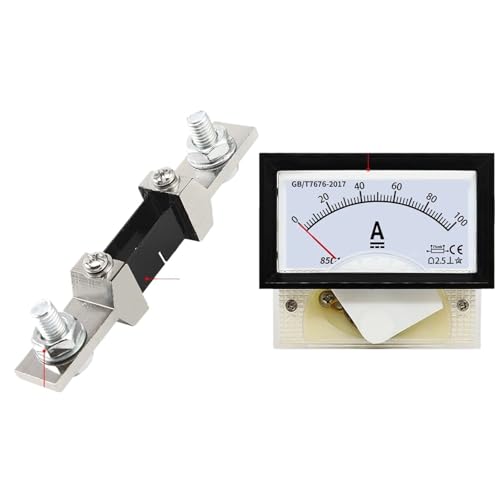 Ampèremètre CC à aiguille 85C17 avec diviseur de tension intégré 20A