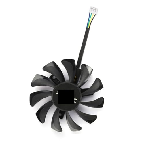 QKFTCSDW Ventilador de refrigeración de 75 mm GA81S2U GTX970 de Repuesto for GTX 660Ti 650Ti Boost GTX 970 Ventilador de refrigeración for Tarjeta gráfica Dual(Fan - 1PC)