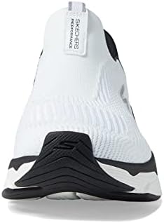 Skechers Women's Hands Free Slip-Ins Max Cushioning Elite-Smooth Transition Sneaker, White/Black, 8.5 | Image 5