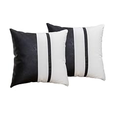 Black Leather & Cream White Velvet