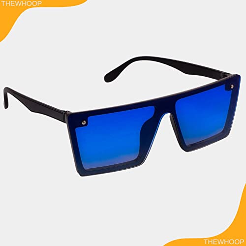 Image of THEWHOOP Stylish Fashion Men's Rectangular Sunglasses with UVA /UVB Protection