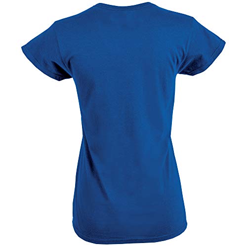 Gildan Women's Softstyle Cotton T-Shirt, Style G64000L, Multipack, Royal (2-Pack), Small #TOP11