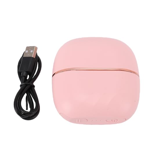Plancha para el Cabello Inalámbrica BRRNOO, Peine Alisador 2 en 1 Recargable por USB con Batería de 4000 mAh para Viaje y Estilo en Casa, Color Rosa miniatura 7