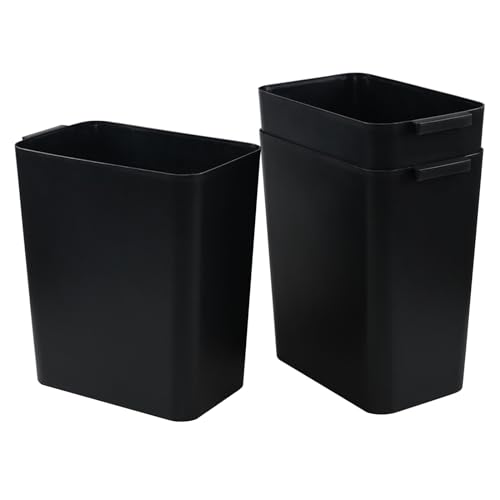 Caneca de basura plástica Farmoon 3 unidades 16 L negra