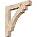 Ekena Millwork BKT06X40X40MRC05SDF Merced Block Bracket, 40"D x 40"H, Smooth Douglas Fir