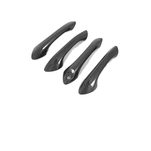 Ensemble couverture carbone pour poignée de porte extérieure Chevrolet Onix II 19-23 ultra durable