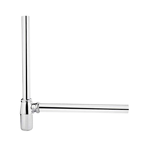 Image of Kohler Complementary Bottle Trap 350mm CP | Durable Anti-Corrosion Sink Drain Pipe Hardware| Modern Sleek Design Wall Mount Fitting|Polished Chrome Brass Basin Waste Trap for Bathrooms|3 Year Warranty