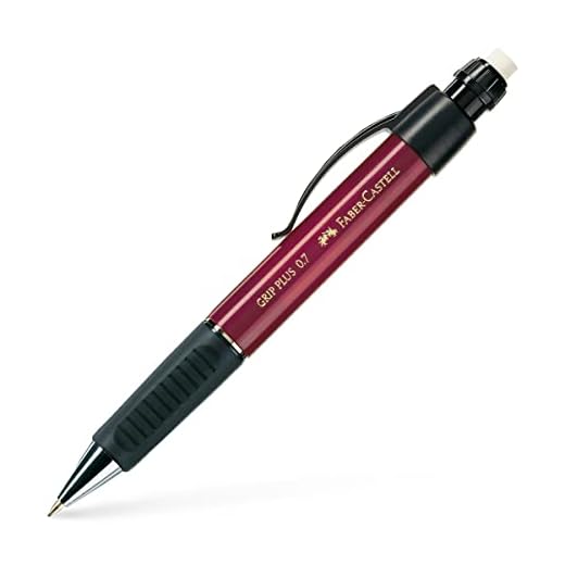 Faber Castell 308142 - Portaminas, 0.7 mm, color rojo