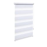 OBdeco Doppelrollo Duo Rollo Klemmfix ohne Bohren B65cm x...