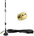 Superbat WiFi Antenna Kit Dual Band 2.4GHz 5.8GHz High Gain Omni Antenna with RP-SMA Magnetic Base Mount for Wireless Router WiFi Extender Signal Booster USB Network IP Camera