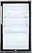Summit SCR500BL7TB Refrigerator, Glass/Black