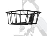 ESKUTE Cestino anteriore per bici elettrica, compatibile con C100 Plus e C202, cestino anteriore in metallo, cestino per la spesa e la vita quotidiana