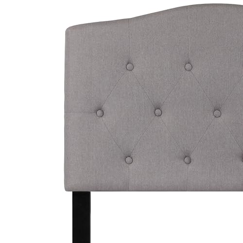 Flash Furniture Cambridge Tufted Upholstered Twin Size Headboard in Light Gray Fabric by Flash Furniture - Image 7